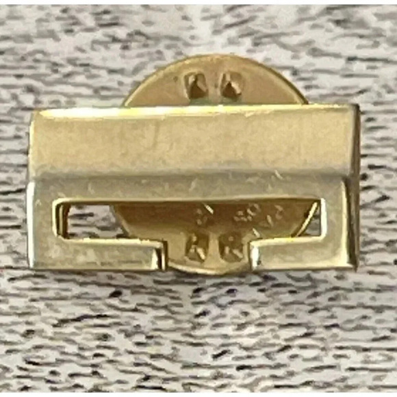 VTG Vintage Gold Tone Tie Tack Lapel Pin - Picture 1 of 5